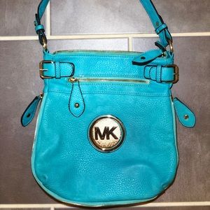 Turquoise Michael Kors bag